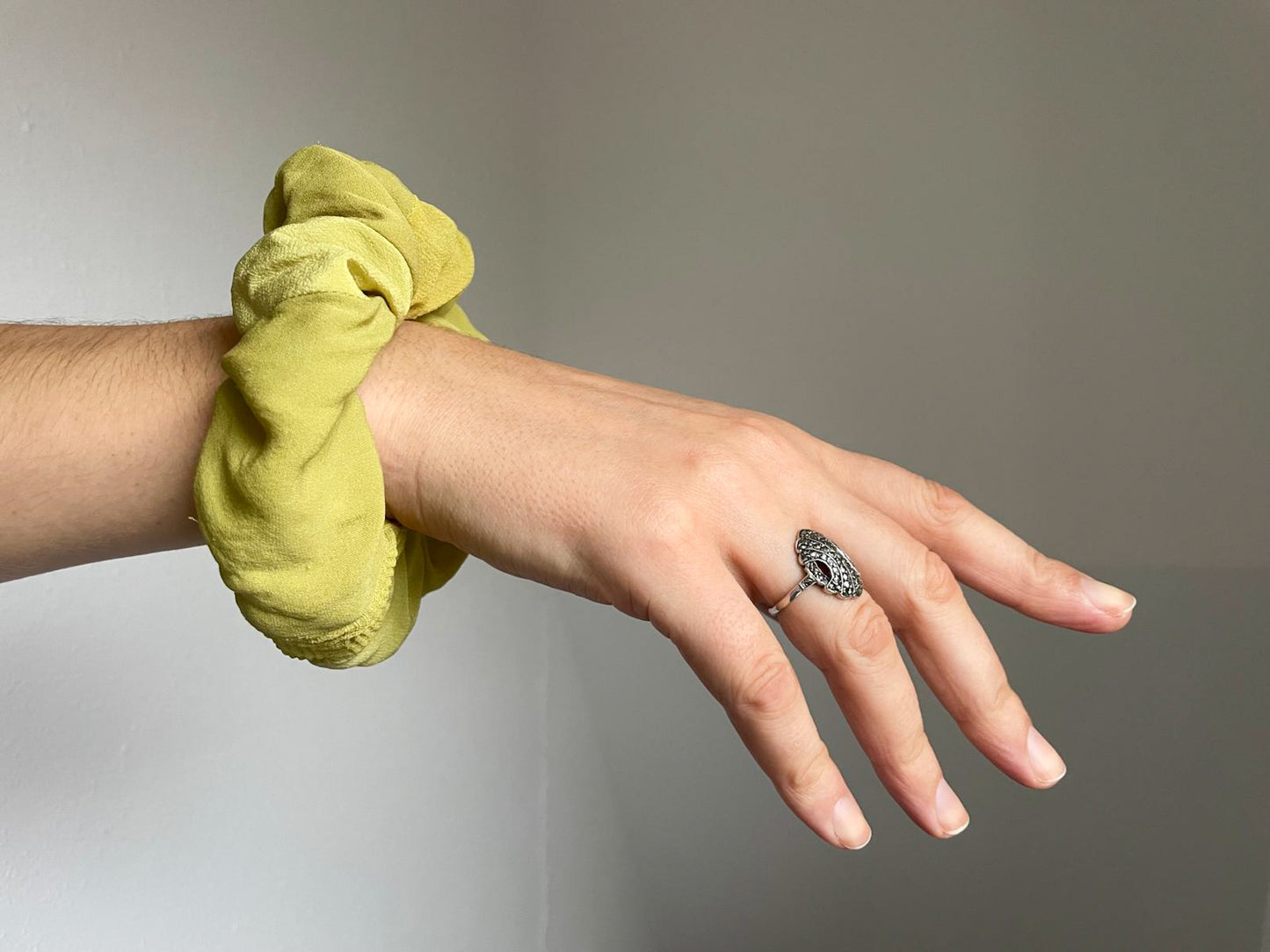 The Chartreuse Scrunchie